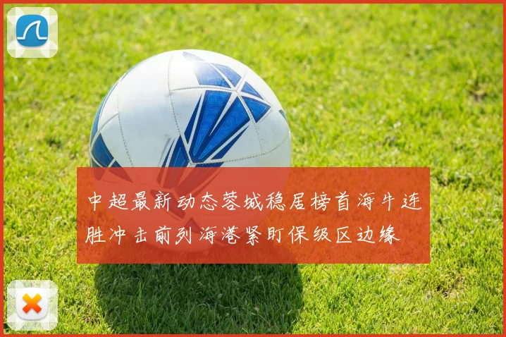 中超最新动态蓉城稳居榜首海牛连胜冲击前列海港紧盯保级区边缘